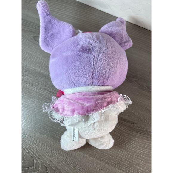 Hello Kitty Sanrio & Friends Purple Pink Kuromi 9” Plush 12” including ears - Picture 4 of 4